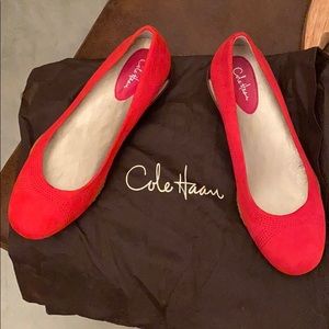 Red Cole Haan ballet flats